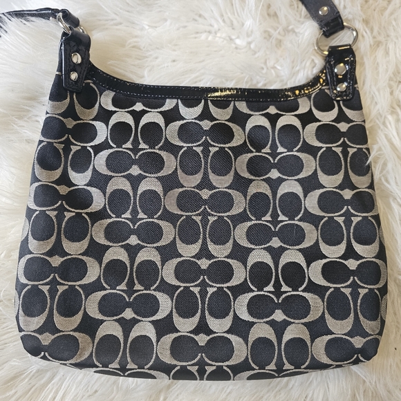 EUC Coach Poppy Canvas Handbag - Picture 4 of 12